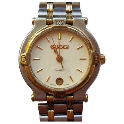 gucci gold vintage watch